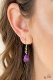 Paparazzi VINTAGE VAULT "Quarry Trail" Purple Necklace & Earring Set Paparazzi Jewelry