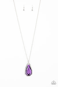 Paparazzi "Maven Magic" Purple Necklace & Earring Set Paparazzi Jewelry