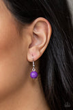 Paparazzi VINTAGE VAULT "Modern Motley" Purple Necklace & Earring Set Paparazzi Jewelry