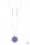 Paparazzi VINTAGE VAULT "Spin Your Pinwheels" Purple Necklace & Earring Set Paparazzi Jewelry