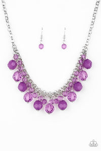 Paparazzi VINTAGE VAULT "Fiesta Fabulous" Purple Necklace & Earring Set Paparazzi Jewelry