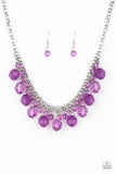 Paparazzi VINTAGE VAULT "Fiesta Fabulous" Purple Necklace & Earring Set Paparazzi Jewelry