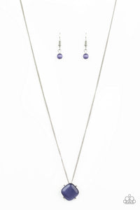Paparazzi "You GLOW Girl" Purple Necklace & Earring Set Paparazzi Jewelry