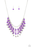 Paparazzi "Your SUNDAES Best" Purple Necklace & Earring Set Paparazzi Jewelry
