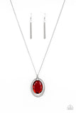 Paparazzi "Metro Must-Have" Red Necklace & Earring Set Paparazzi Jewelry