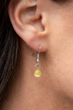 Paparazzi "Hook, Vine and Sinker" FASHION FIX Yellow Necklace & Earring Set Paparazzi Jewelry