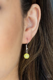 Paparazzi "Gleaming Gardens" Yellow Necklace & Earring Set Paparazzi Jewelry
