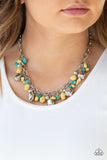 Paparazzi "Quarry Trail" Yellow Necklace & Earring Set Paparazzi Jewelry