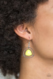 Paparazzi "Make A Point" Yellow Necklace & Earring Set Paparazzi Jewelry