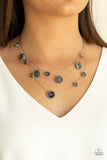 Paparazzi "Sheer Thing!" Silver Necklace & Earring Set Paparazzi Jewelry