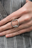 Paparazzi "Circle 'Round Me" FASHION FIX Silver Ring Paparazzi Jewelry