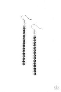 Paparazzi "Grunge Meets Glamour" Silver Earrings Paparazzi Jewelry