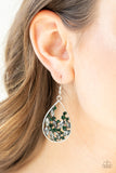 Paparazzi "Cash or Crystal?" Green Earrings Paparazzi Jewelry