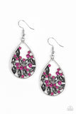 Paparazzi "Cash or Crystal?" Pink Earrings Paparazzi Jewelry