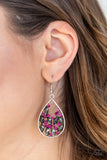 Paparazzi "Cash or Crystal?" Pink Earrings Paparazzi Jewelry