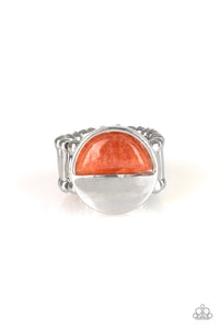 Paparazzi VINTAGE VAULT "Stone Seeker" Orange Ring Paparazzi Jewelry