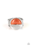 Paparazzi VINTAGE VAULT "Stone Seeker" Orange Ring Paparazzi Jewelry