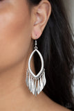 Paparazzi "My FLAIR Lady" Silver Earrings Paparazzi Jewelry