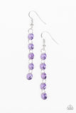 Paparazzi "Trickle-Down Effect" Purple Earrings Paparazzi Jewelry