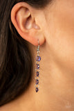 Paparazzi "Trickle-Down Effect" Purple Earrings Paparazzi Jewelry