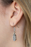 Paparazzi "Bragging Rights" Silver Necklace & Earring Set Paparazzi Jewelry