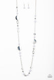 Paparazzi VINTAGE VAULT "Serenely Springtime" Silver Necklace & Earring Set Paparazzi Jewelry