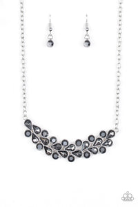 Paparazzi "Special Treatment" Silver Necklace & Earring Set Paparazzi Jewelry