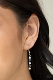 Paparazzi "Fierce In Fringe" Silver Necklace & Earring Set Paparazzi Jewelry