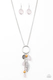 Paparazzi "Sky High Style" Silver Necklace & Earring Set Paparazzi Jewelry