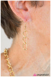 Paparazzi "Snowblind - Gold" necklace Paparazzi Jewelry