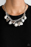 Paparazzi "Change Of Heart" White Necklace & Earring Set Paparazzi Jewelry