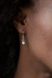 Paparazzi VINTAGE VAULT "Red Carpet Royal" White Necklace & Earring Set Paparazzi Jewelry