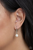 Paparazzi "Southern Heart" White Necklace & Earring Set Paparazzi Jewelry
