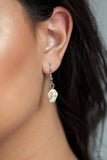 Paparazzi "Wild Horse Wonder" White Necklace & Earring Set Paparazzi Jewelry