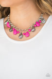 Paparazzi VINTAGE VAULT "Terra Tranquility" Pink Necklace & Earring Set Paparazzi Jewelry