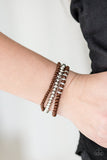 Paparazzi "Ideal Idol" Brown Bracelet Paparazzi Jewelry