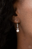 Paparazzi VINTAGE VAULT "Inner Beauty" White Necklace & Earring Set Paparazzi Jewelry