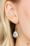Paparazzi "Socialite Social" White Necklace & Earring Set Paparazzi Jewelry