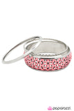 Paparazzi "Up In the Air - Strawberry Ice" bracelet Paparazzi Jewelry