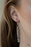 Paparazzi VINTAGE VAULT "Stone Stampede" White Necklace & Earring Set Paparazzi Jewelry