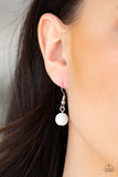 Paparazzi VINTAGE VAULT "Modern Motley" White Necklace & Earring Set Paparazzi Jewelry