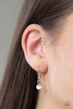 Paparazzi "You GLOW Girl" White Necklace & Earring Set Paparazzi Jewelry
