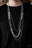 Paparazzi VINTAGE VAULT "Pearl Pageant" White Necklace & Earring Set Paparazzi Jewelry