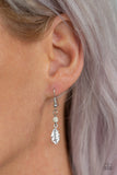 Paparazzi "On The Fly" White Necklace & Earring Set Paparazzi Jewelry
