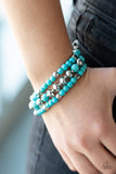Paparazzi "Mountain Artist" Blue Bracelet Paparazzi Jewelry