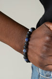 Paparazzi "Top Ten Zen" Blue Urban Bracelet Unisex Paparazzi Jewelry