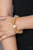 Paparazzi "Uptown Tease" Gold Bracelet Paparazzi Jewelry