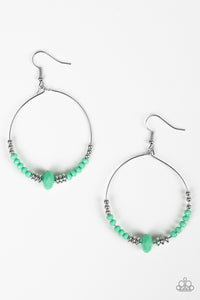 Paparazzi "Retro Rural" Green Earrings Paparazzi Jewelry