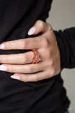 Paparazzi VINTAGE VAULT "City Center Chic" Copper Ring Paparazzi Jewelry