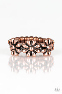 Paparazzi VINTAGE VAULT "Daisy Dapper" Copper Ring Paparazzi Jewelry